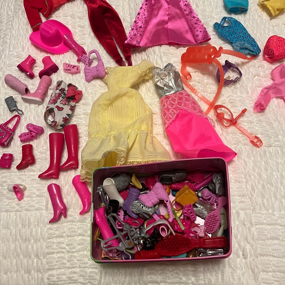 Barbie clothes and accessories